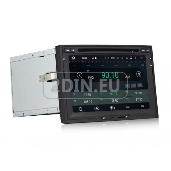 PEUGEOT 307, 3008, 5008, PARTNER - МУЛТИМЕДИЯ / Навигация Android CPU: 8-CORE + CARPLAY + DVD